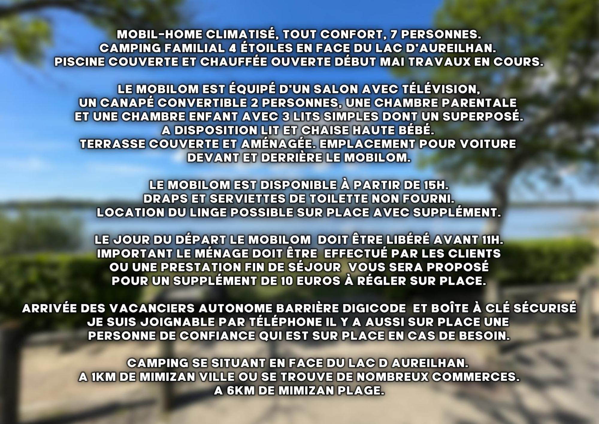 Mobil-Home Climatise Avec Piscine Aureilhan  Exterior foto